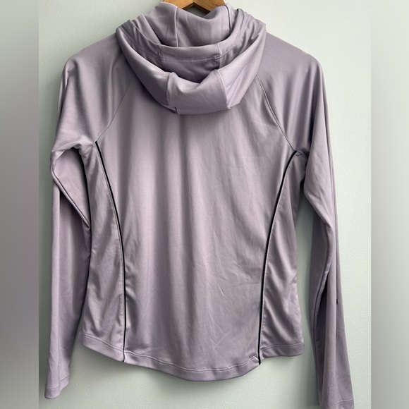 UNDER ARMOUR womens small light purple hooded running top - Picture 2 of 6